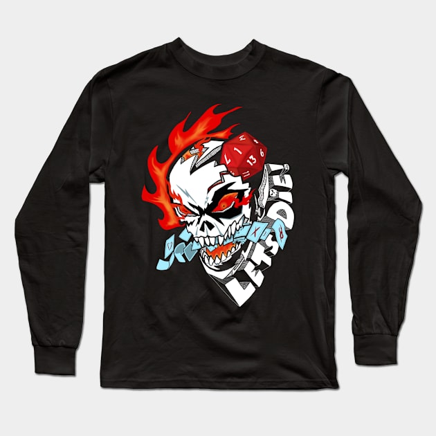 SkullRoll! Long Sleeve T-Shirt by POD DOG